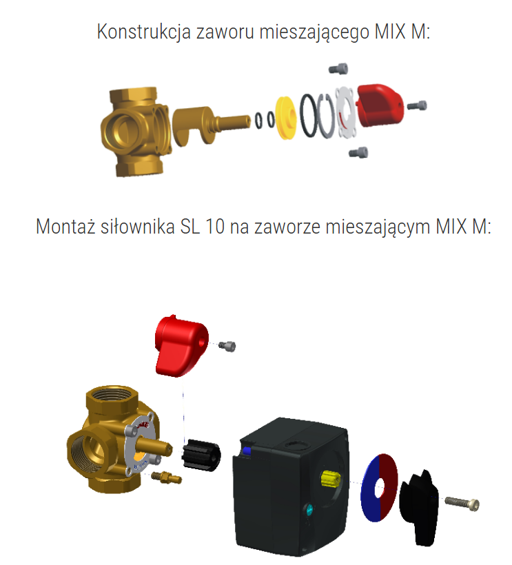 Zawór mieszający MIX M 3dro.25 1" kv 12 601005 WOMIX