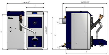 Kocioł pelletowy AGAT 10kW 5klasa ecodesign Zębiec