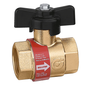 BALLSTOP Zawór kulowy z wbudowanym zaworem zwrotnym, do instalacji grzewczych 3/4" CALEFFI