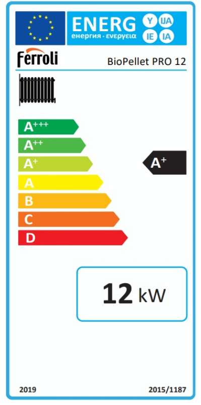 Kocioł na pellet piec BIOPELLET PRO 12kW Czyste Powietrze FERROLI