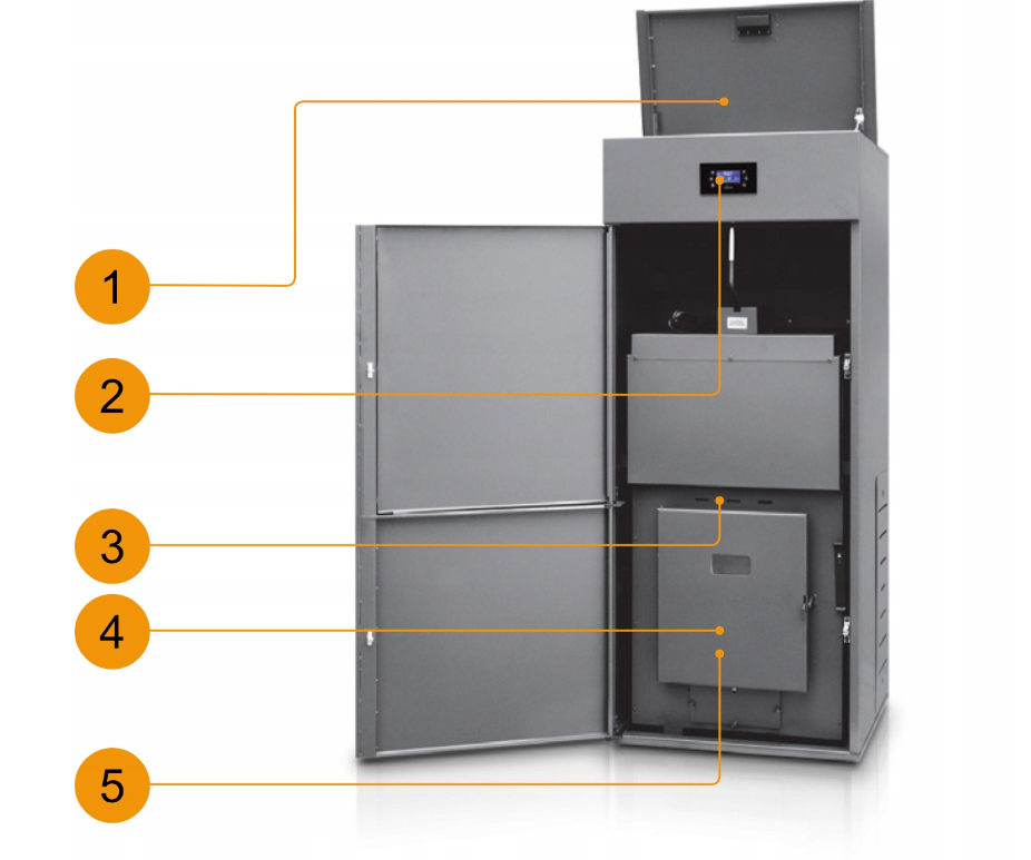 Kocioł na pellet piec BIOPELLET PRO 30kW Czyste Powietrze FERROLI