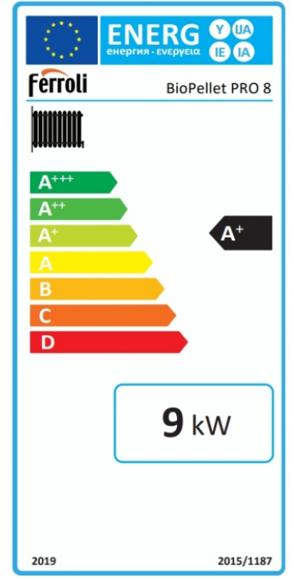Kocioł na pellet piec BIOPELLET PRO 8kW Czyste Powietrze FERROLI