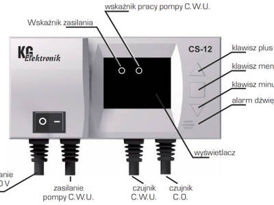 Sterownik pomp c.w.u. CS-12 KG Elektronik