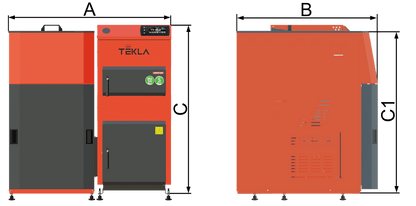 Kocioł c.o. pellet DRACO BIO ZK 12kW Tekla