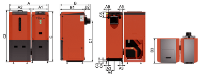 Kocioł c.o. pellet DRACO BIO COMPACT FII 23kW Tekla