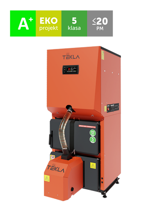 Kocioł c.o. pellet DRACO BIO COMPACT FII 12kW Tekla