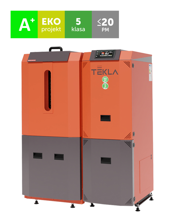 Kocioł c.o. pellet DRACO D BIO LUX 22kW Tekla