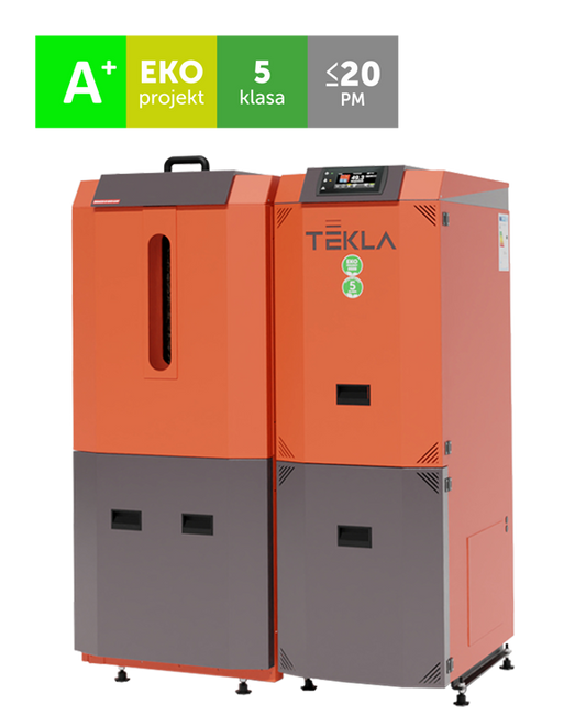 Kocioł c.o. pellet DRACO D BIO LUX 30kW Tekla