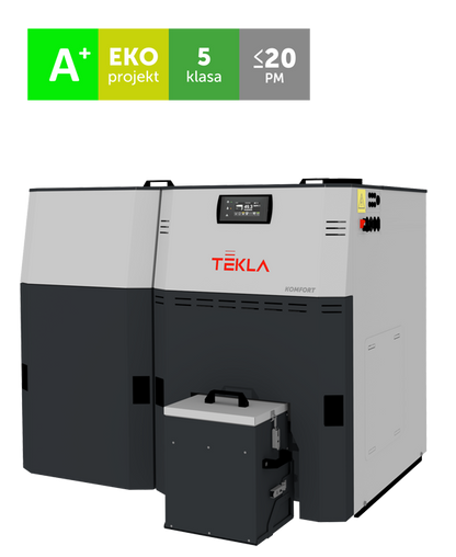 Kocioł c.o. pellet KOMFORT 12kW Tekla