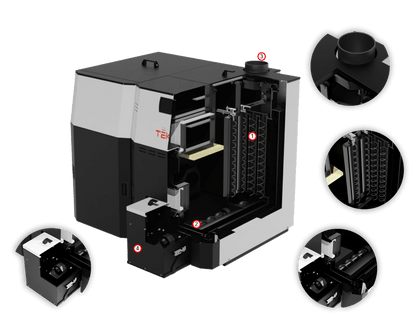 Kocioł c.o. pellet KOMFORT 12kW Tekla