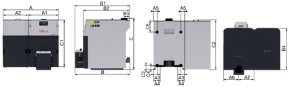 Kocioł c.o. pellet KOMFORT 12kW Tekla