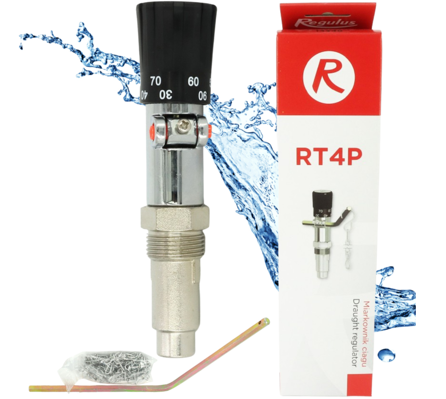 Miarkownik regulator ciągu powietrza do kotła 3/4" RT4P REGULUS