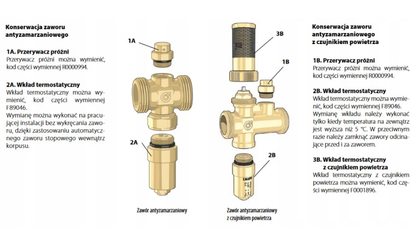 Zawór antyzamarzaniowy iStop® 1" do pomp ciepła CALEFFI