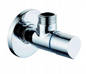 Zawór kątowy ceramiczny 1/2 x 3/8" niebieski PREMIUM GOSHE